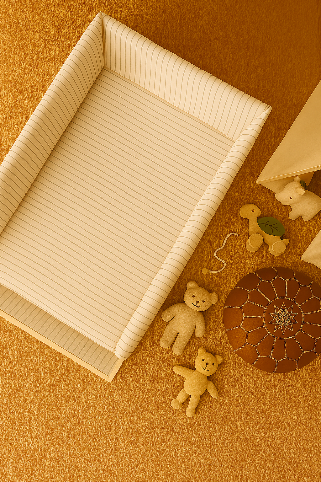 Bebek Beşik yan Koruma Seti Ekose Kareli