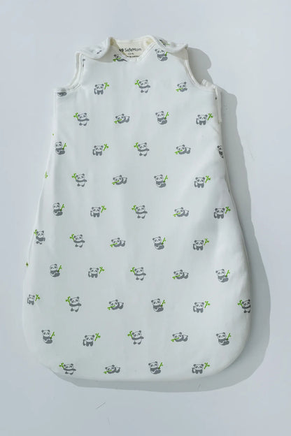 HomyTextiles Bebek Uyku Tulumu - Elyaf Dolgulu - %100 Pamuk Penye Kumaş, 2.7 Tog Yandan Açılır, Fermuarlı