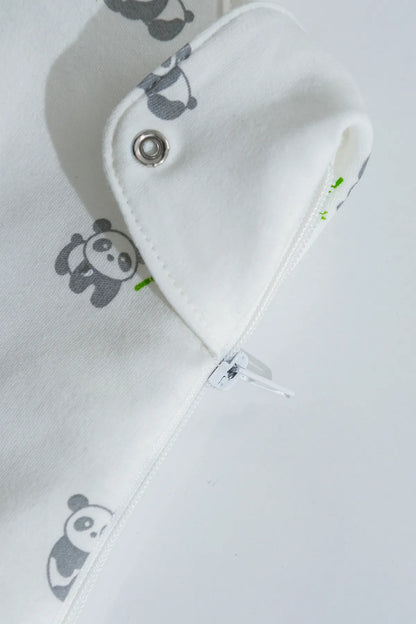 HomyTextiles Bebek Uyku Tulumu - Elyaf Dolgulu - %100 Pamuk Penye Kumaş, 2.7 Tog Yandan Açılır, Fermuarlı