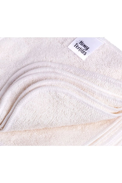 Makyaj Temizleme Mendili Yüz Havlusu Bebek Ağız Bezi Organik Bambu 25'li Set Çanta Hediyeli