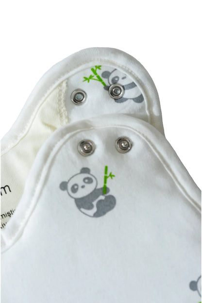 HomyTextiles Bebek Uyku Tulumu - Elyaf Dolgulu - %100 Pamuk Penye Kumaş, 2.7 Tog Yandan Açılır, Fermuarlı