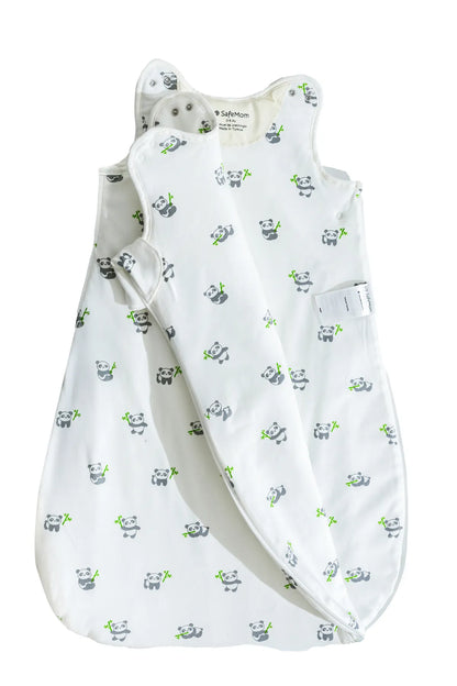 HomyTextiles Bebek Uyku Tulumu - Elyaf Dolgulu - %100 Pamuk Penye Kumaş, 2.7 Tog Yandan Açılır, Fermuarlı